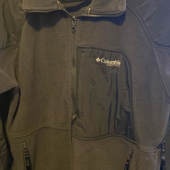 Men’s Columbia Vertex Black Fleece zip up Jacket - Picture 4 of 9